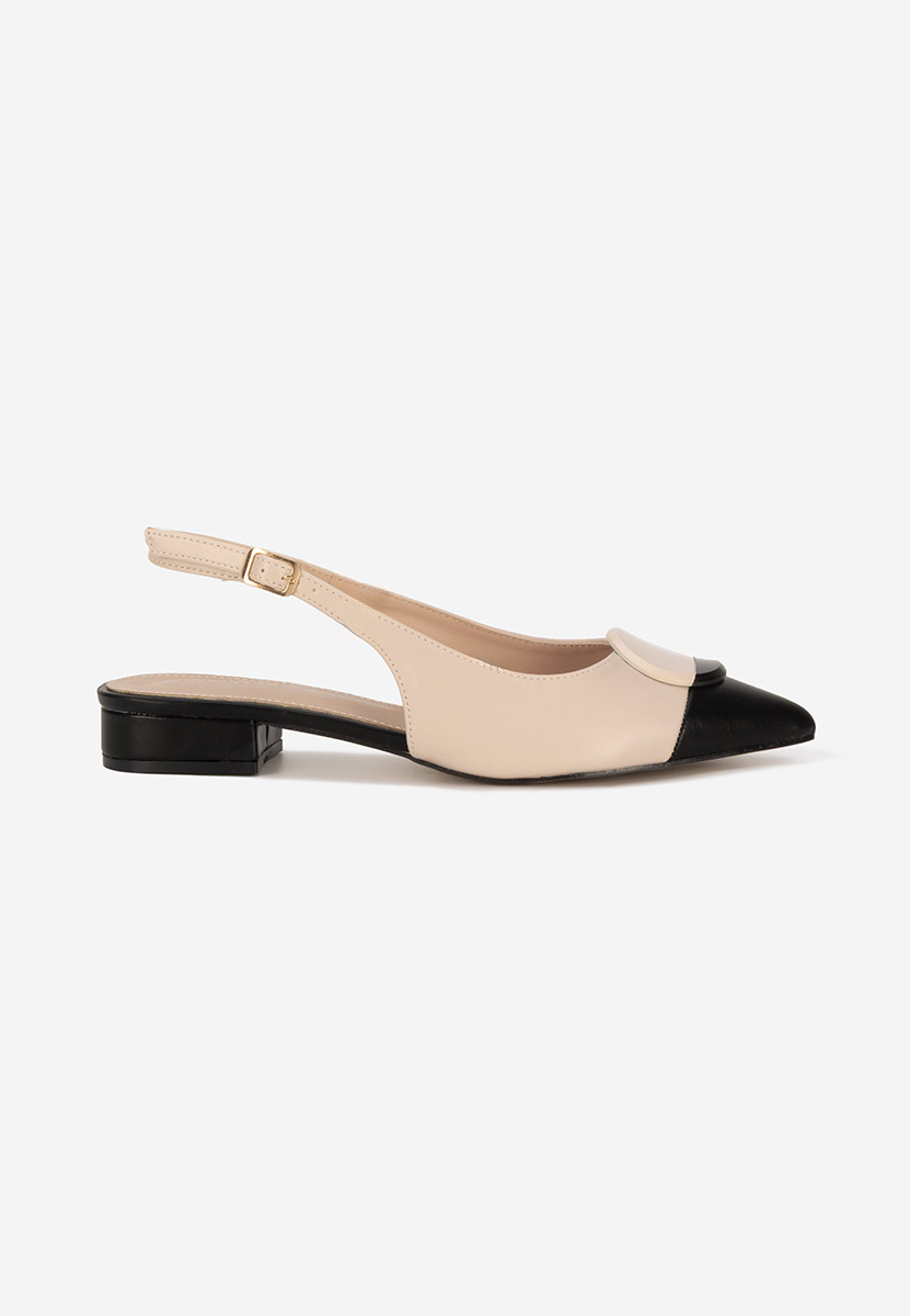 Γόβες slingback Alissandra μπεζ