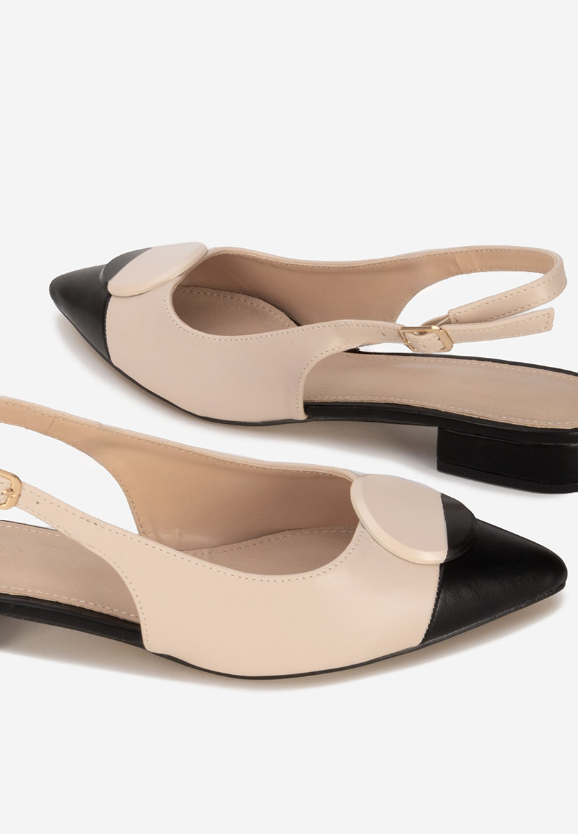 Γόβες slingback Alissandra μπεζ