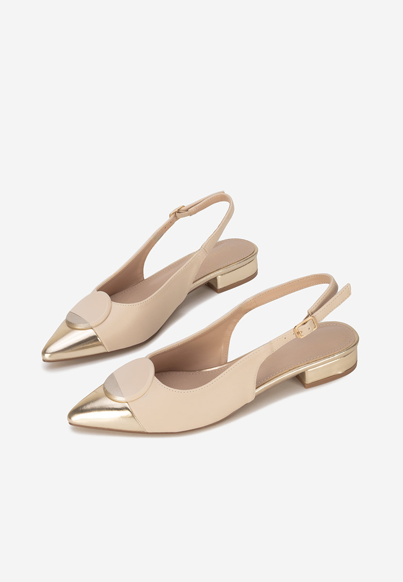 Γόβες slingback Alissandra V2 μπεζ