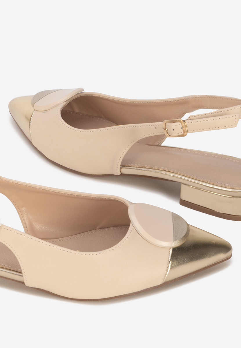 Γόβες slingback Alissandra V2 μπεζ