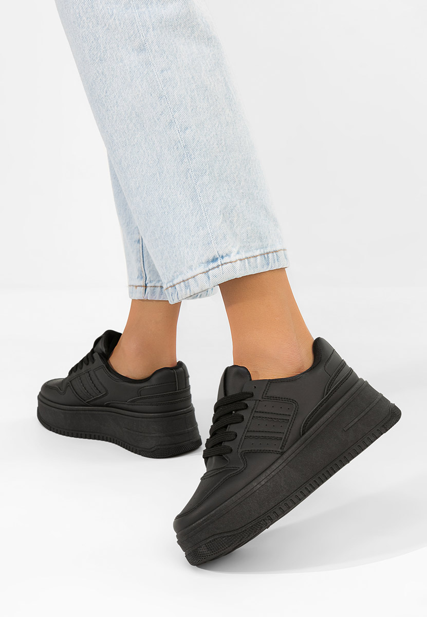 Sneakers με πλατφόρμα Liorna μαύρα
