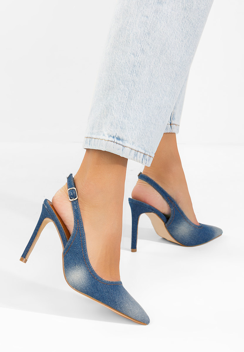Γόβες slingback Aliomia Τζιν