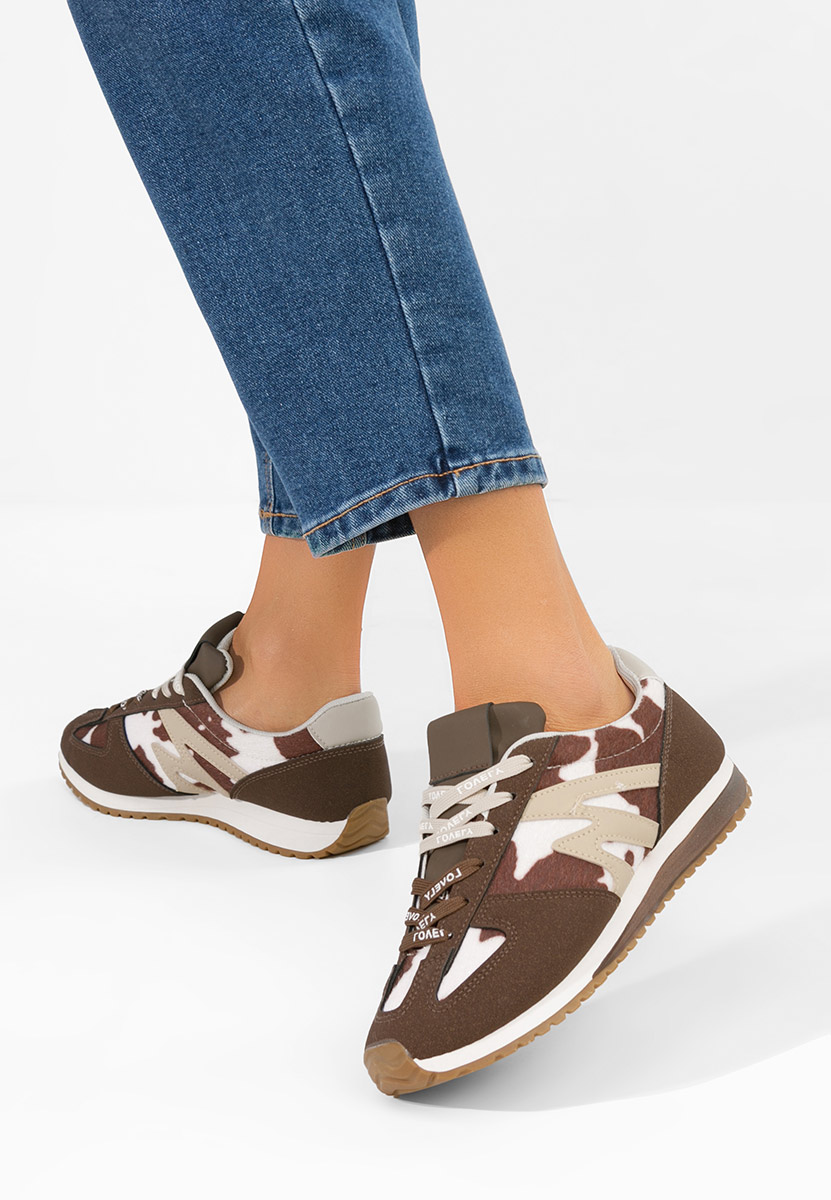 Sneakers γυναικεια Jeina V2 καφε