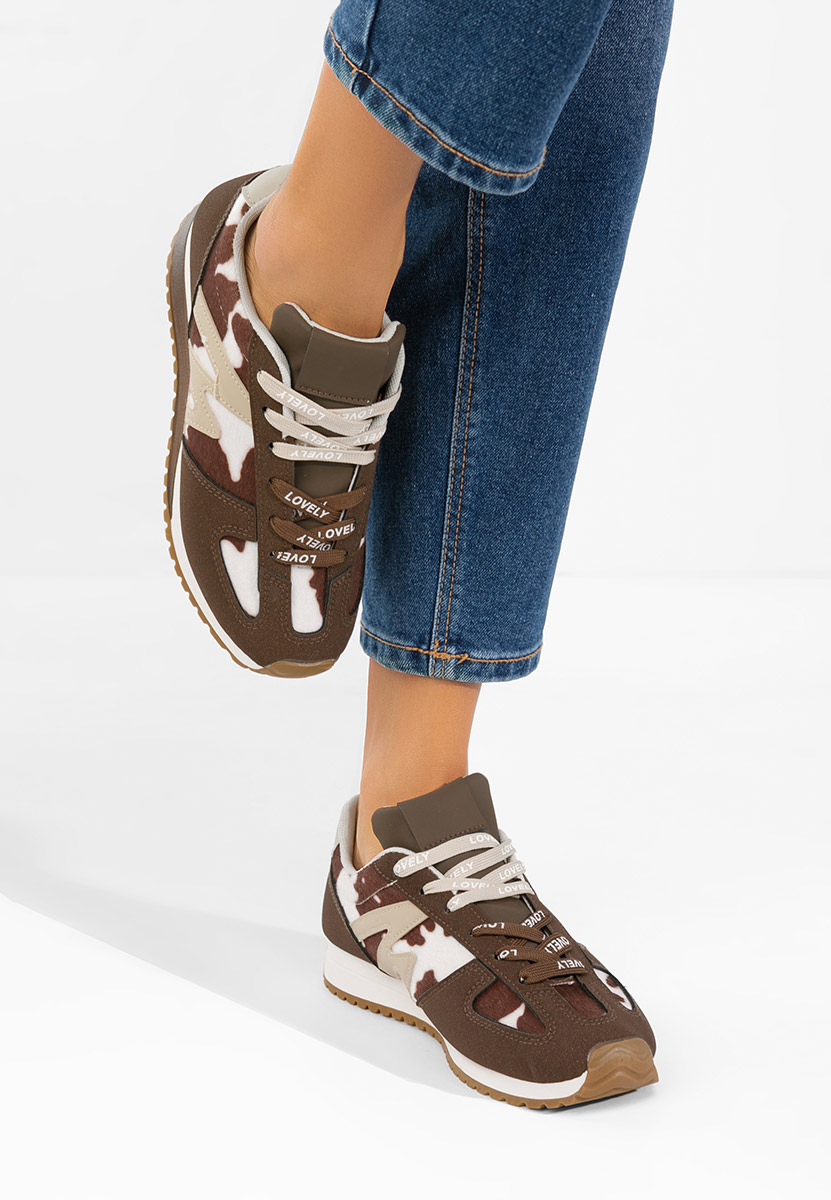 Sneakers γυναικεια Jeina V2 καφε
