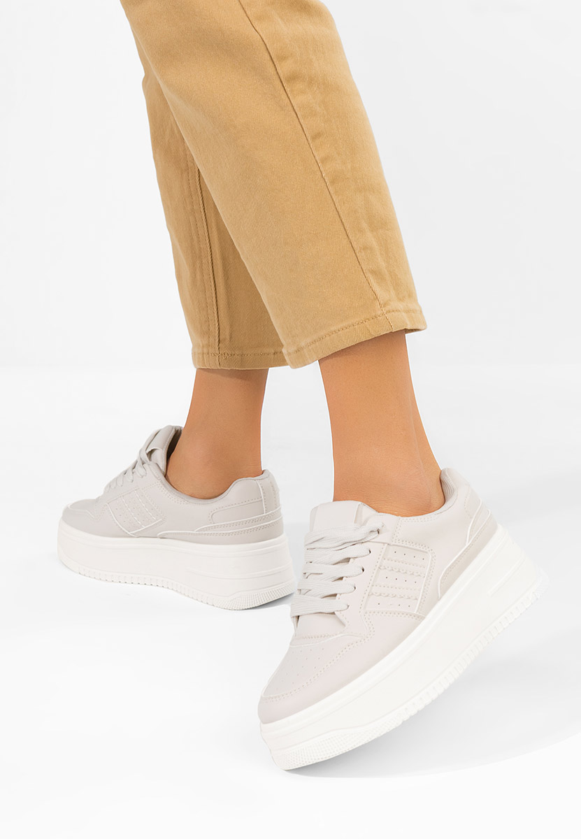 Sneakers με πλατφόρμα Liorna μπεζ