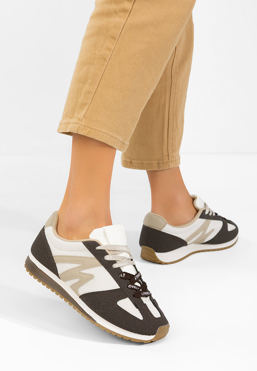 Sneakers γυναικεια Jeina καφε