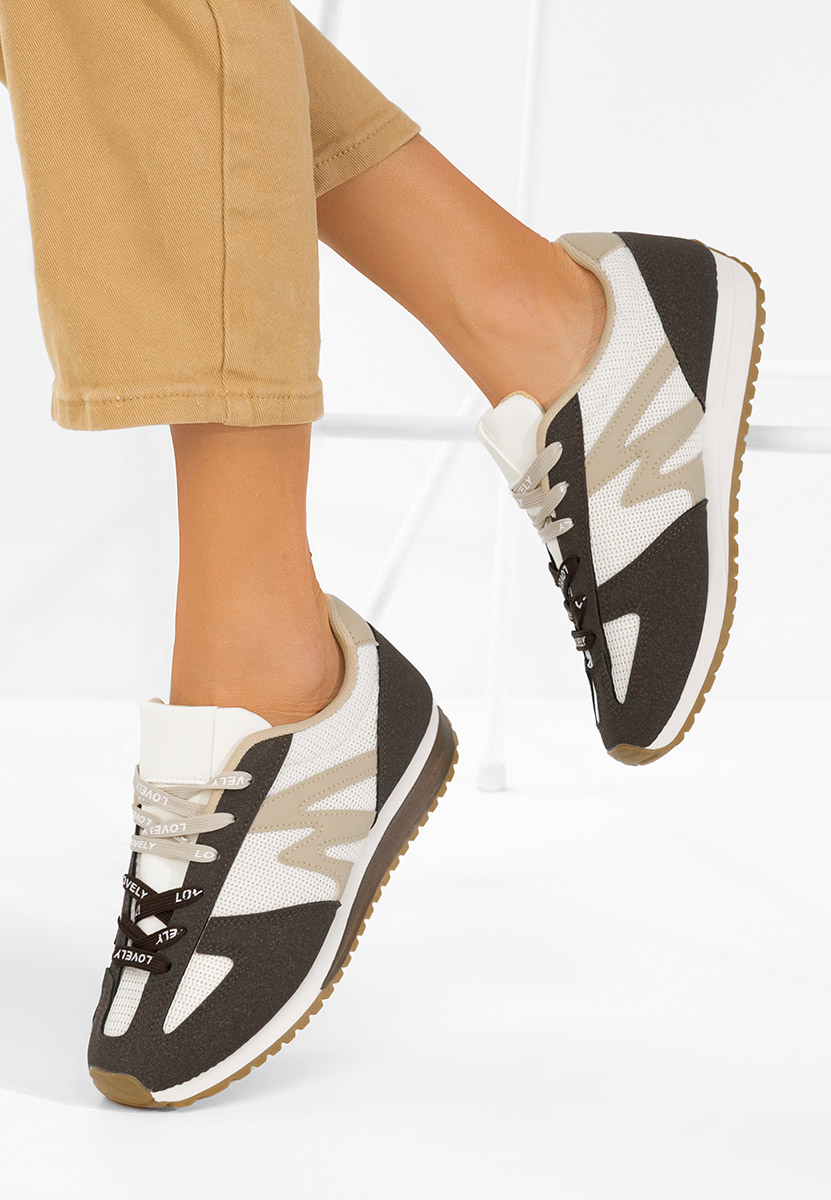 Sneakers γυναικεια Jeina καφε