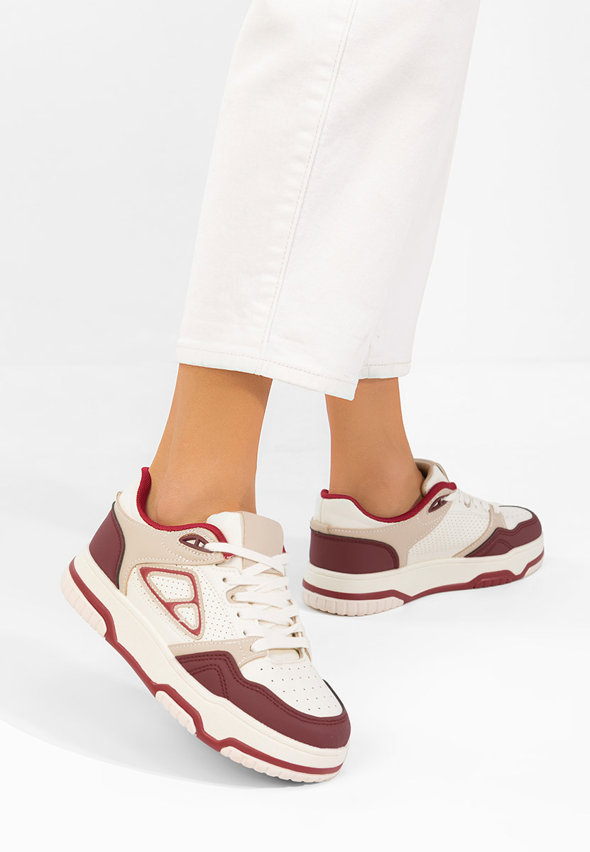 Sneakers με πλατφόρμα Damarya μπορντό