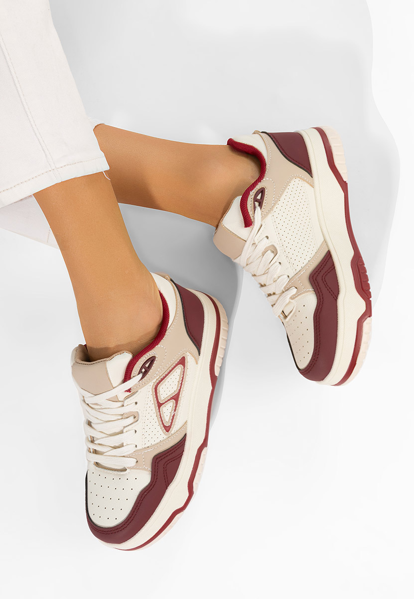 Sneakers με πλατφόρμα Damarya μπορντό