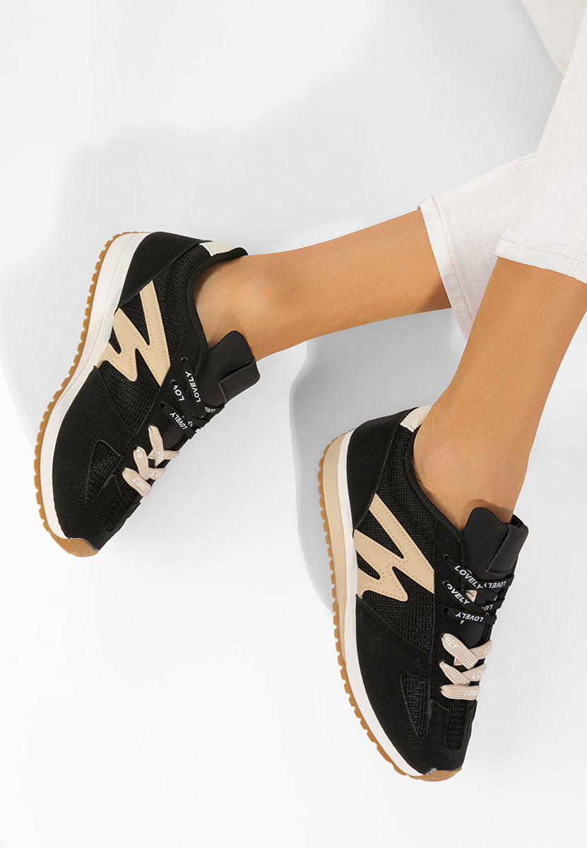 Sneakers γυναικεια Jeina μαύρα