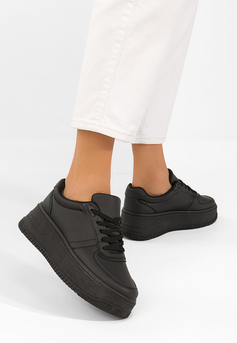 Sneakers με πλατφόρμα Seminia μαύρα