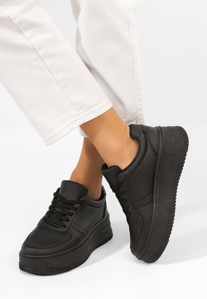 Sneakers με πλατφόρμα Seminia μαύρα