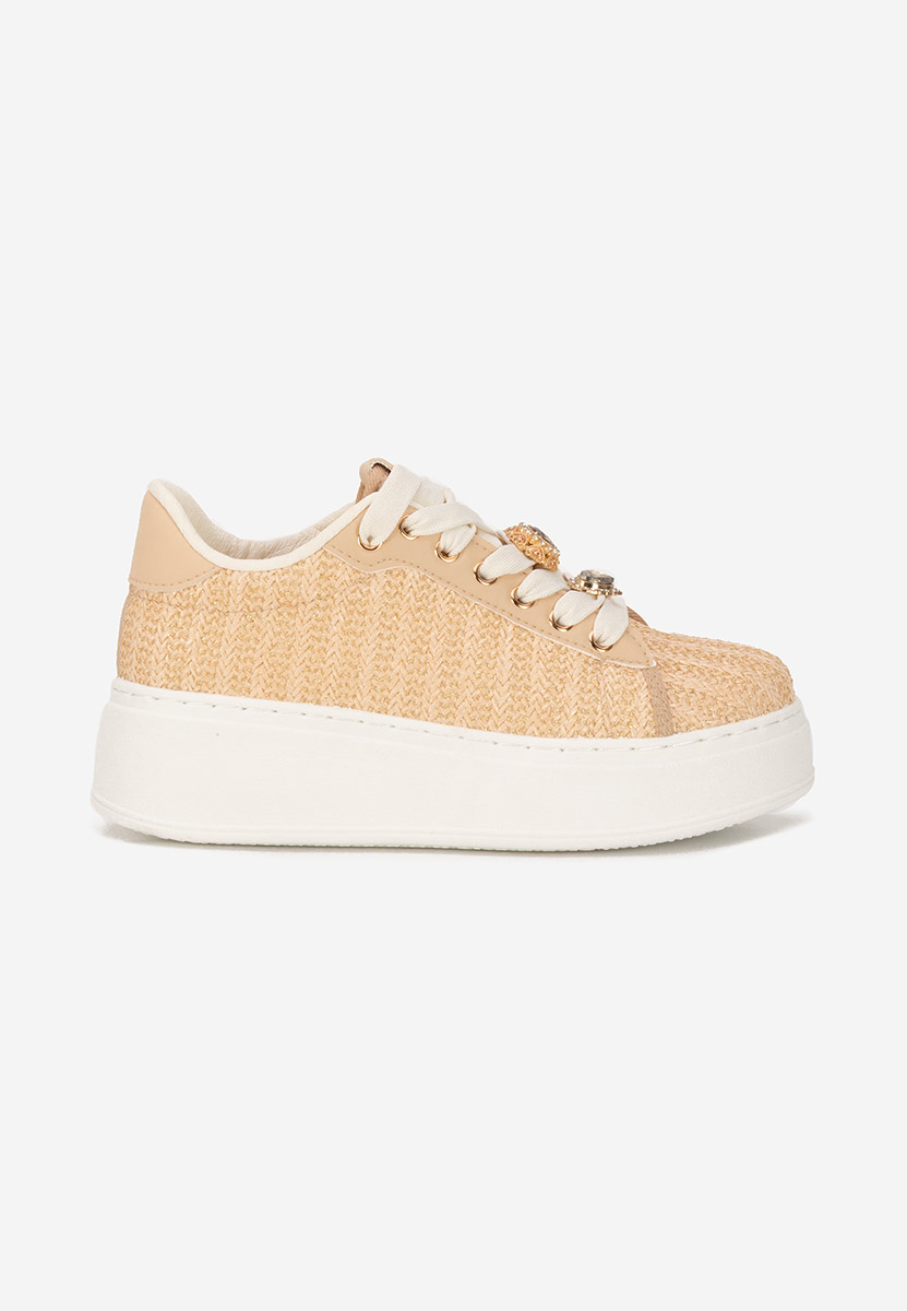 Sneakers με πλατφόρμα Havania V2 μπεζ