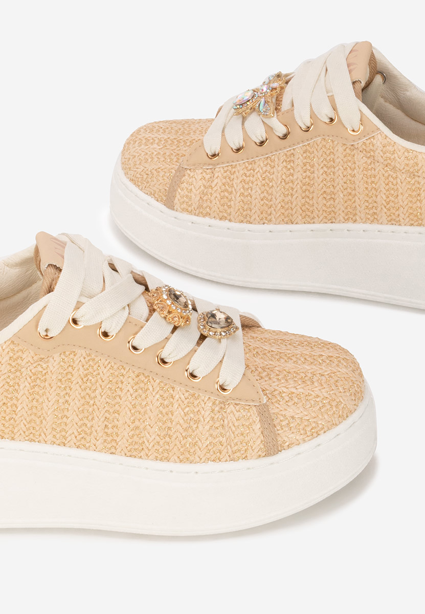 Sneakers με πλατφόρμα Havania V2 μπεζ
