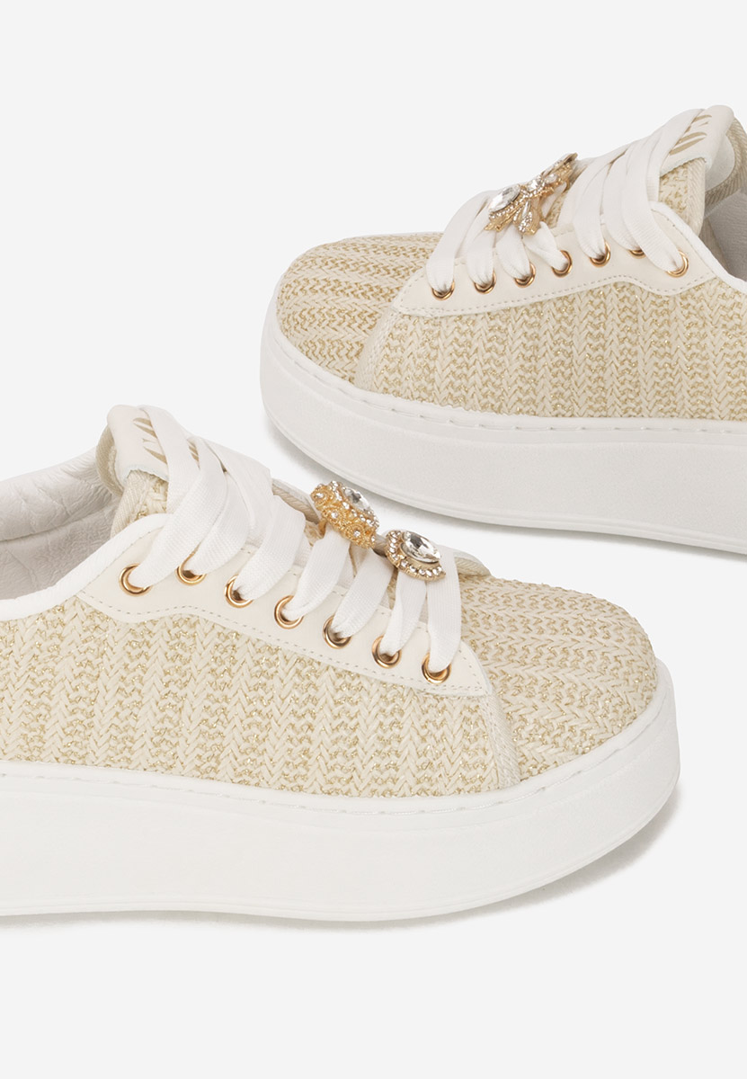 Sneakers με πλατφόρμα Havania μπεζ