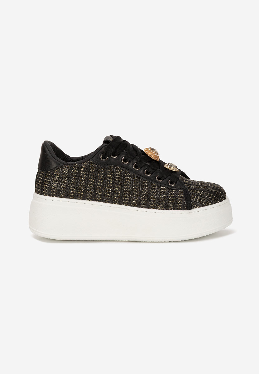 Sneakers με πλατφόρμα Havania μαύρα