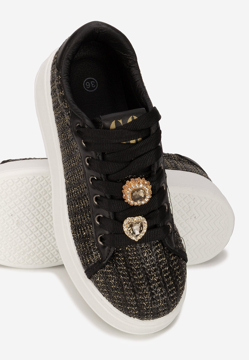 Sneakers με πλατφόρμα Havania μαύρα