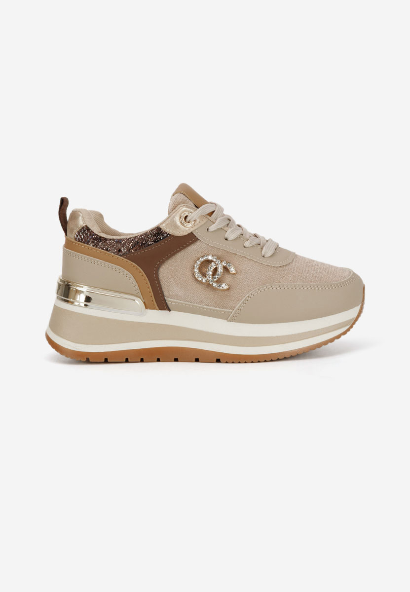 Sneakers με πλατφόρμα Liliza χακι