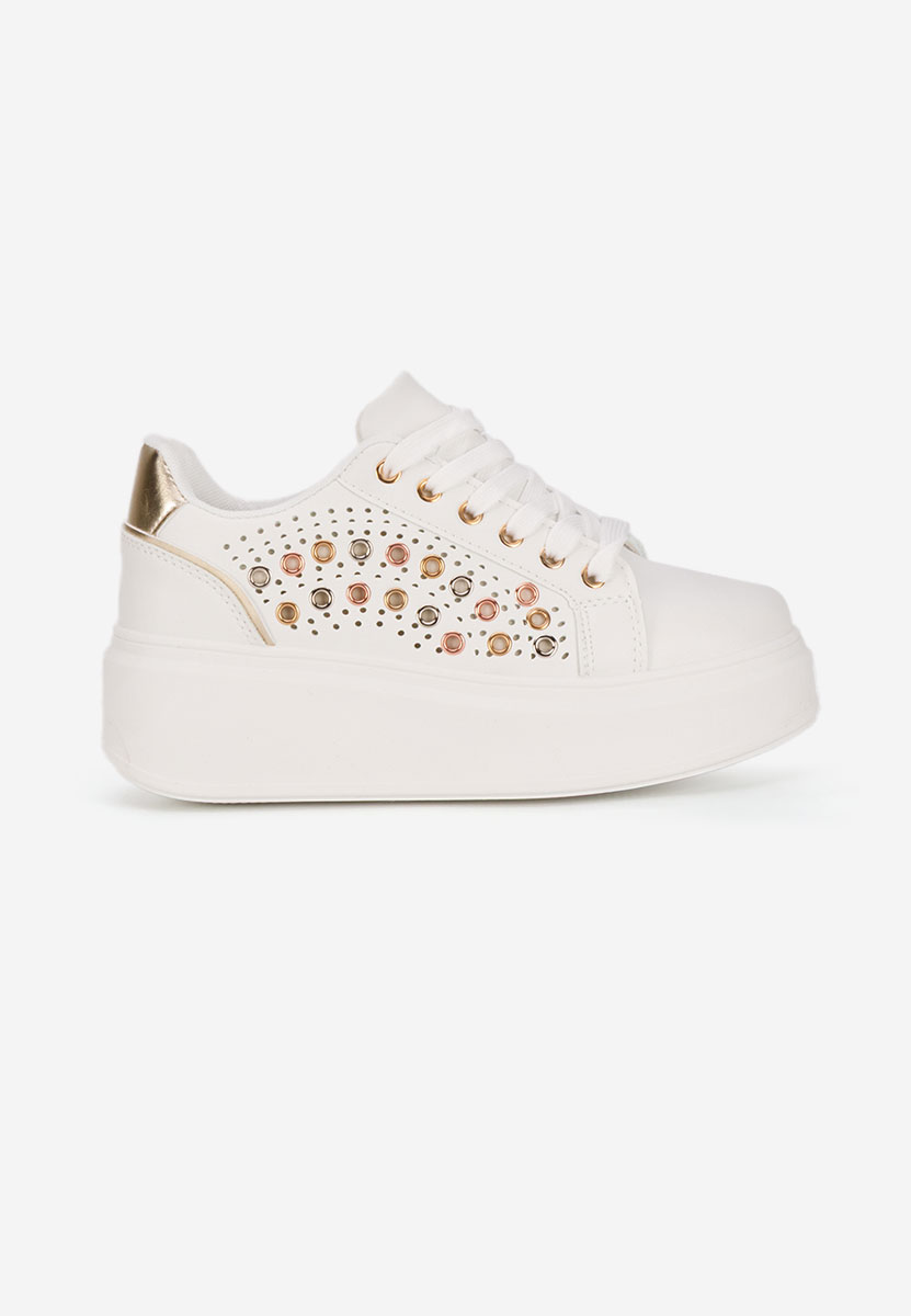 Sneakers με πλατφόρμα Charolette χρυσο