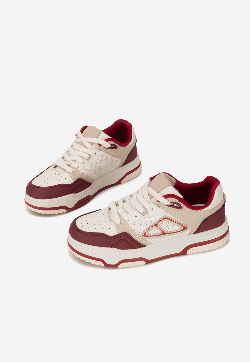 Sneakers με πλατφόρμα Damarya μπορντό