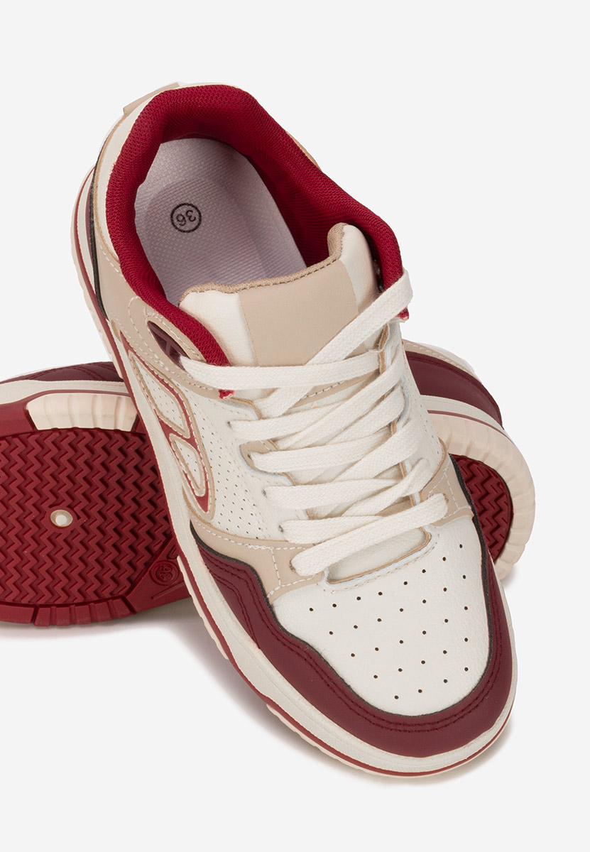 Sneakers με πλατφόρμα Damarya μπορντό