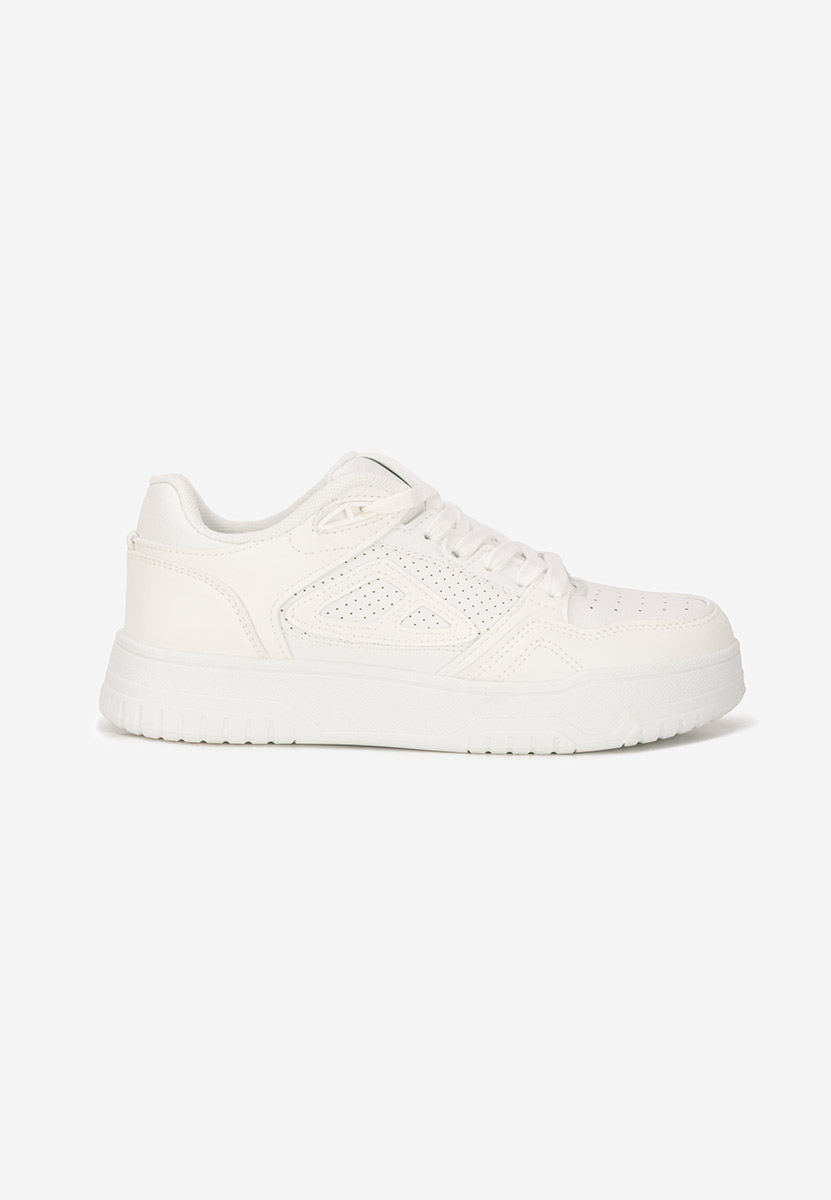 Sneakers με πλατφόρμα Damarya λευκά