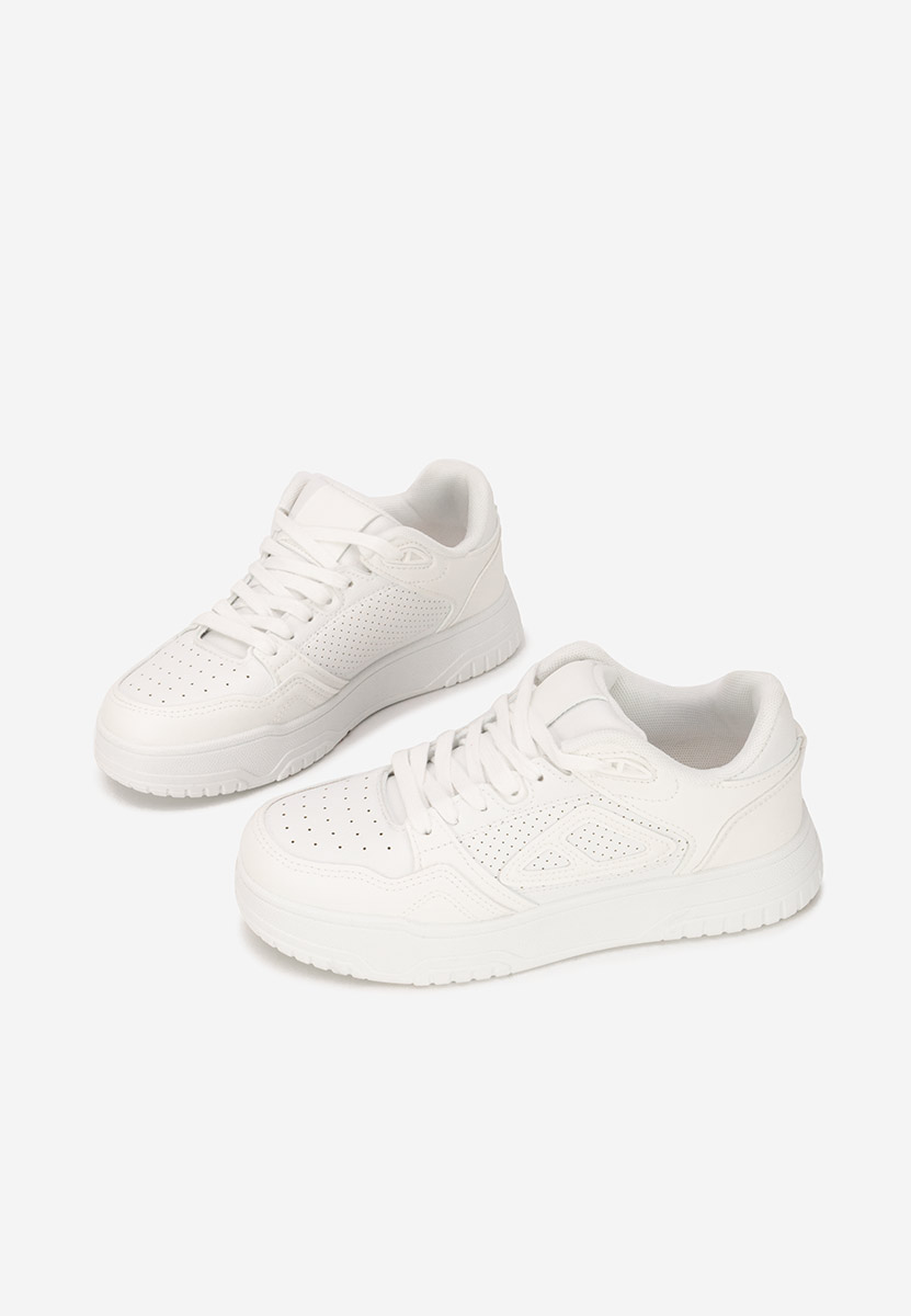 Sneakers με πλατφόρμα Damarya λευκά