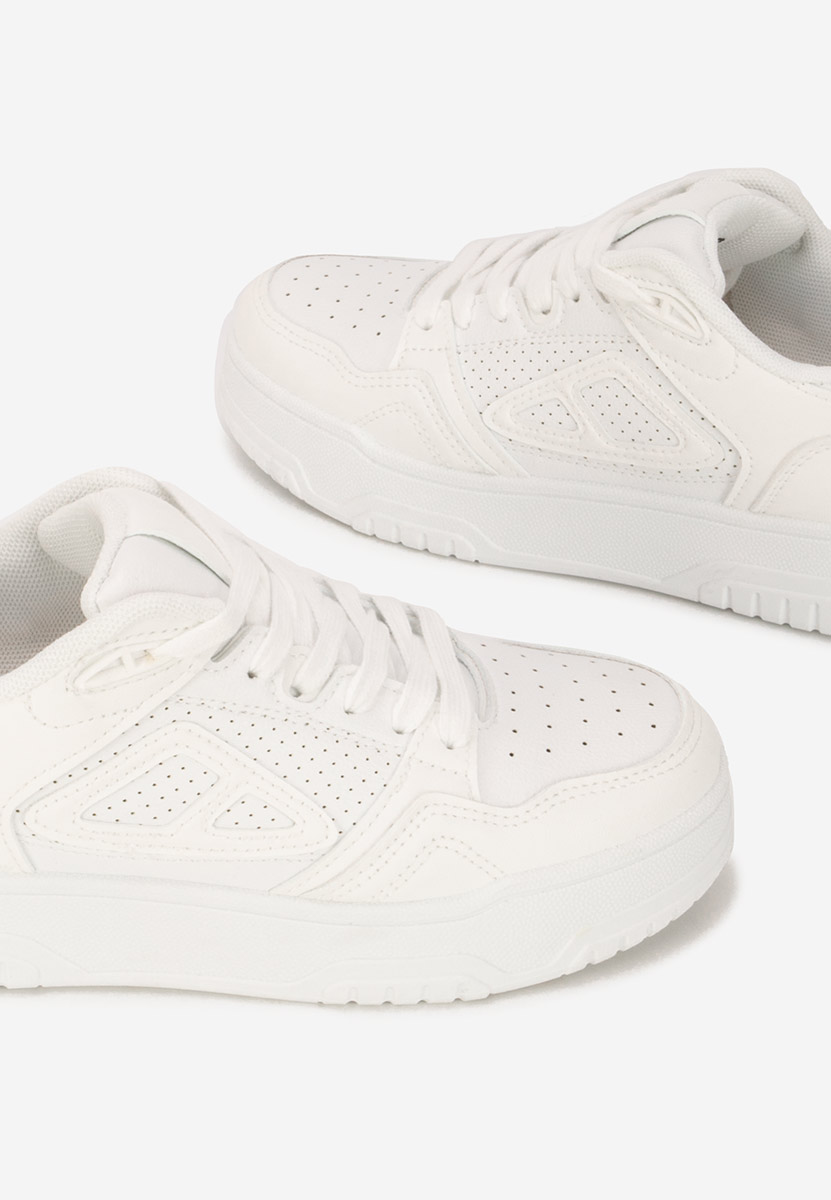 Sneakers με πλατφόρμα Damarya λευκά