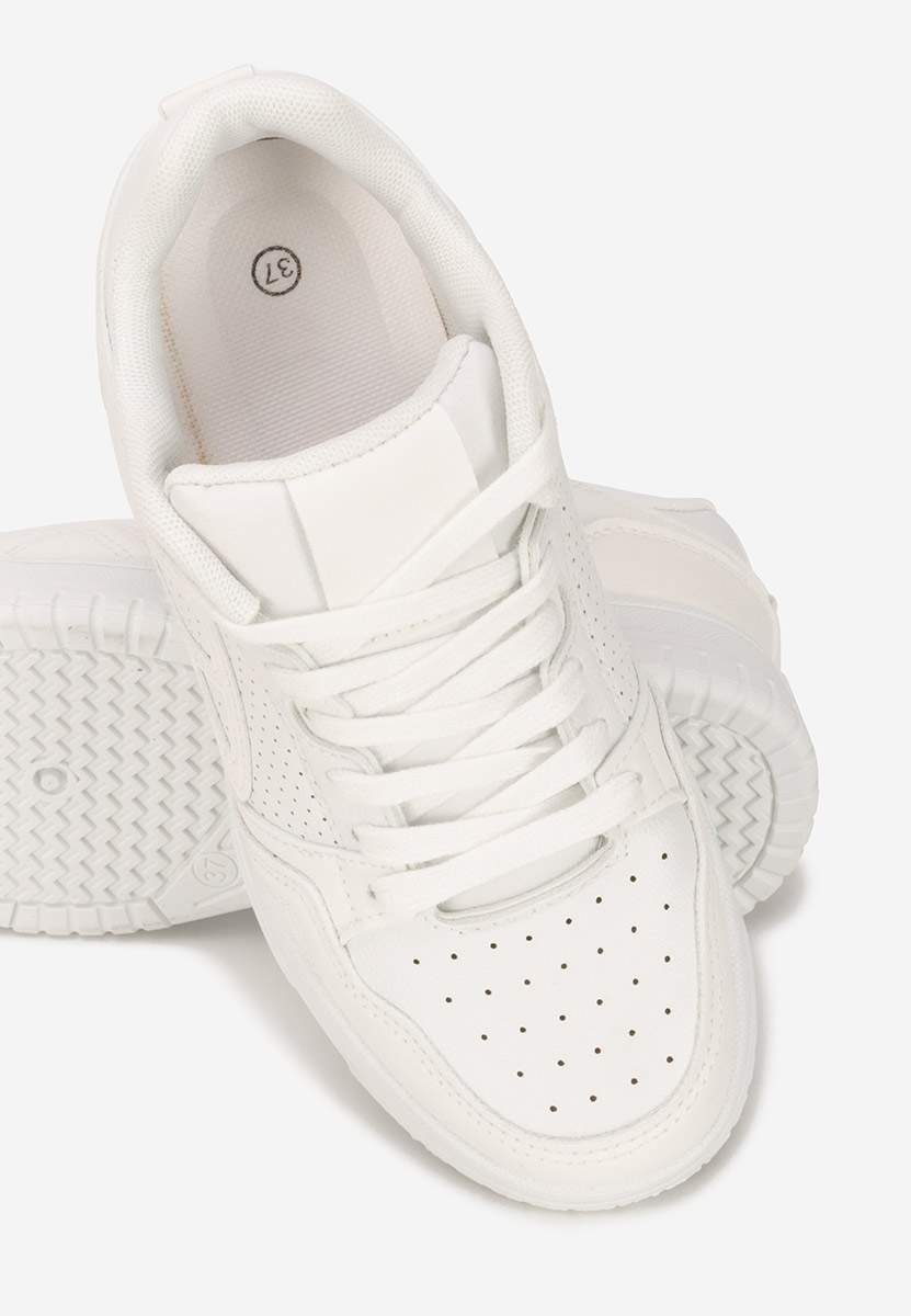 Sneakers με πλατφόρμα Damarya λευκά
