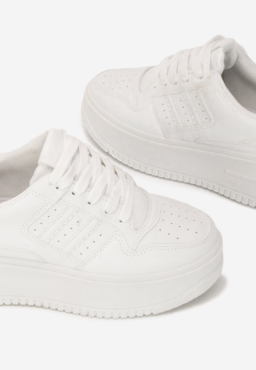Sneakers με πλατφόρμα Liorna λευκά