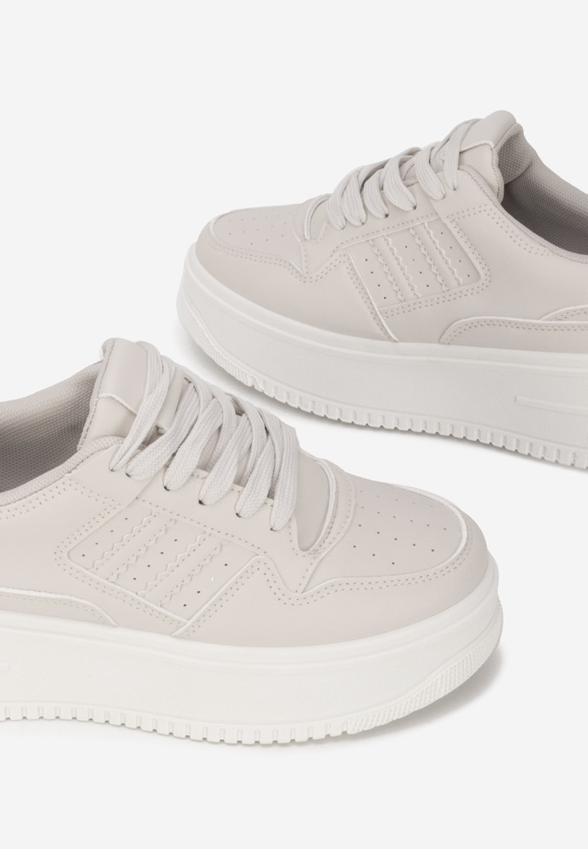 Sneakers με πλατφόρμα Liorna μπεζ