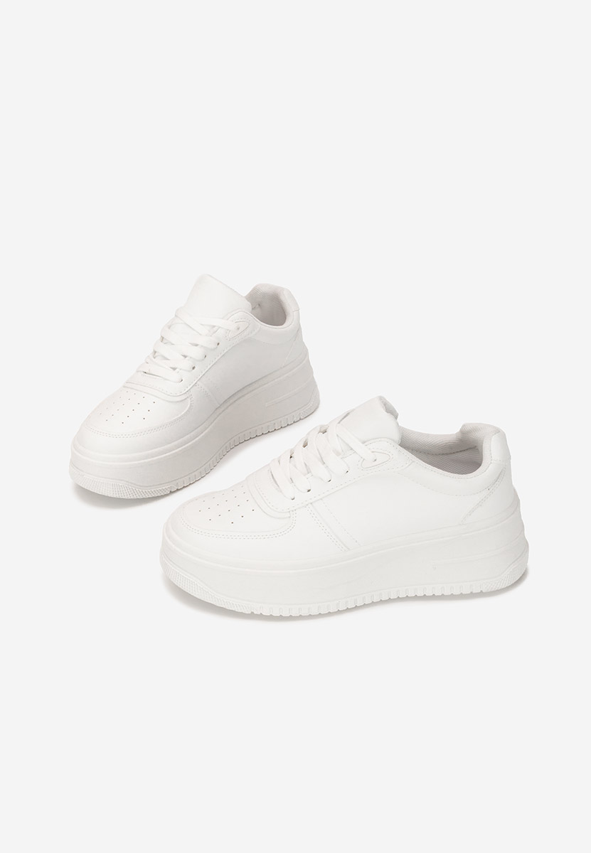 Sneakers με πλατφόρμα Seminia λευκά
