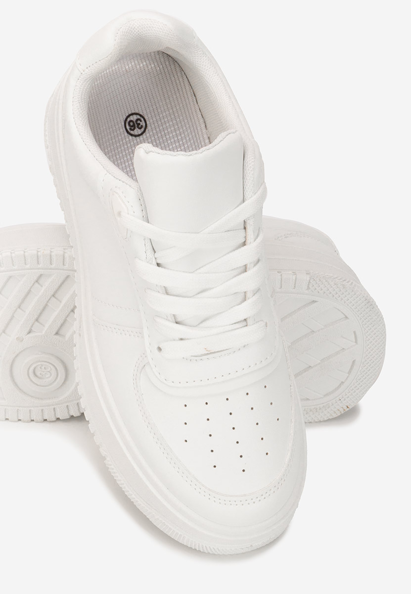Sneakers με πλατφόρμα Seminia λευκά
