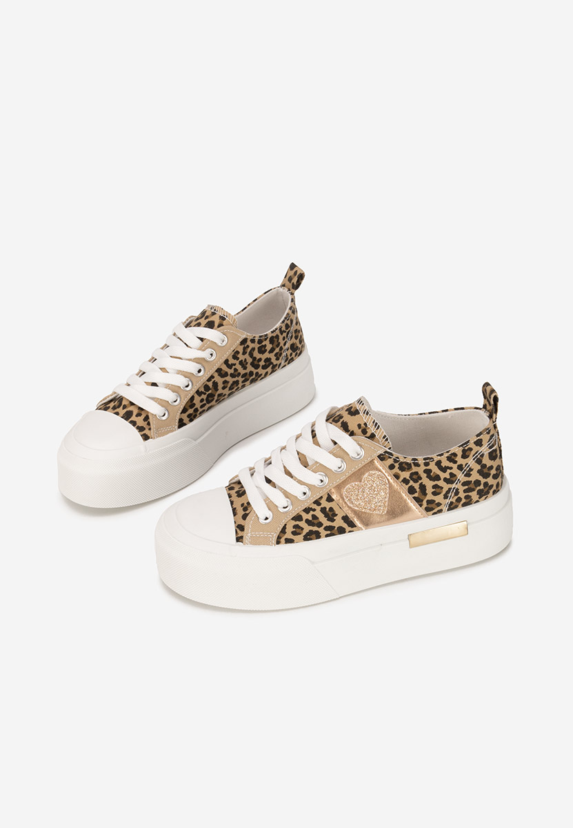 Sneakers με πλατφόρμα Anasty λεοπαρ