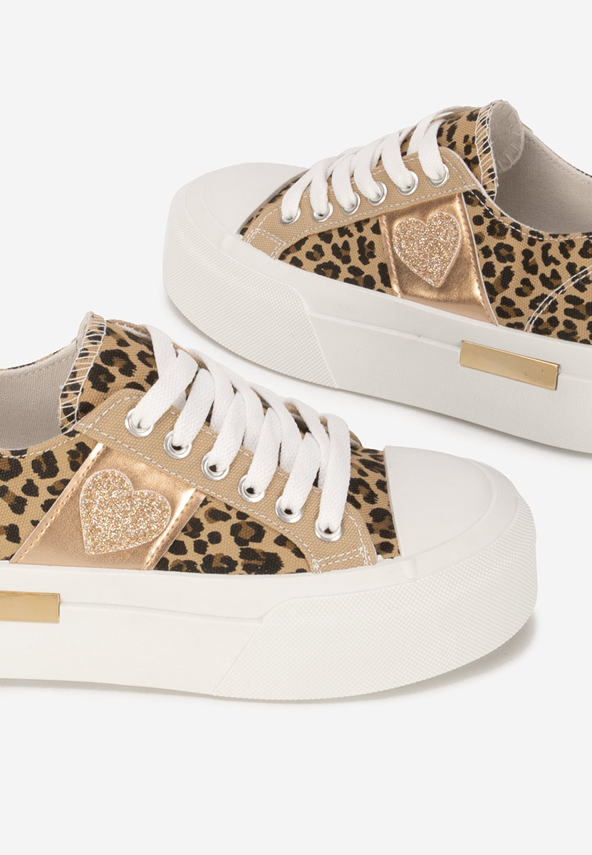 Sneakers με πλατφόρμα Anasty λεοπαρ