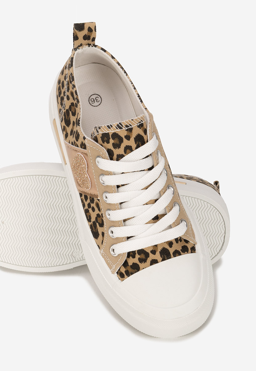 Sneakers με πλατφόρμα Anasty λεοπαρ