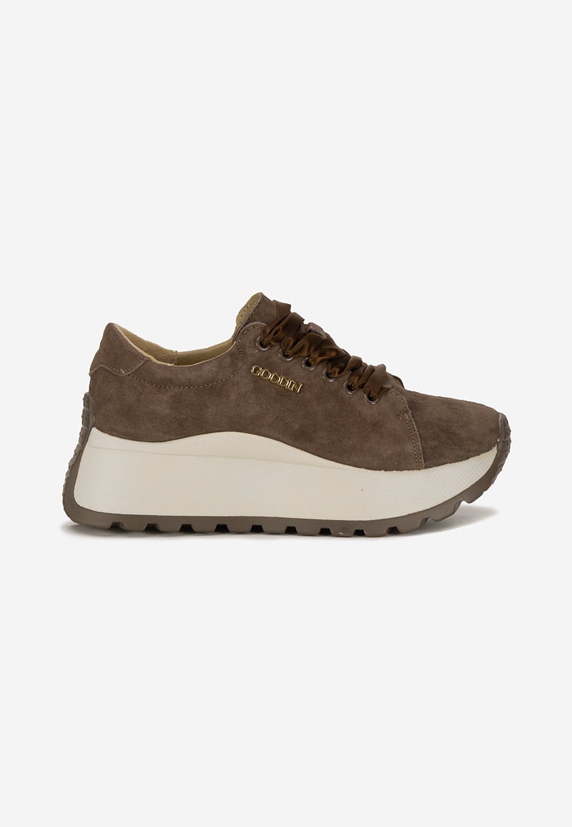 Sneakers γυναικεια δερματινα Gonelia V2 καφε