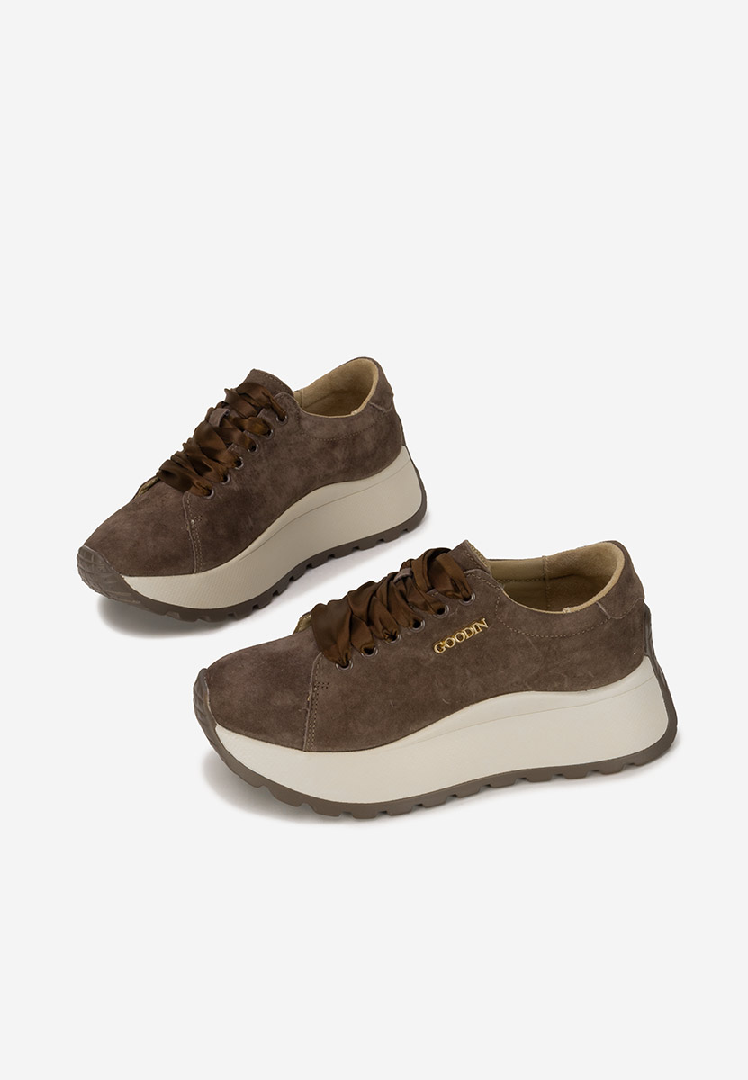 Sneakers γυναικεια δερματινα Gonelia V2 καφε