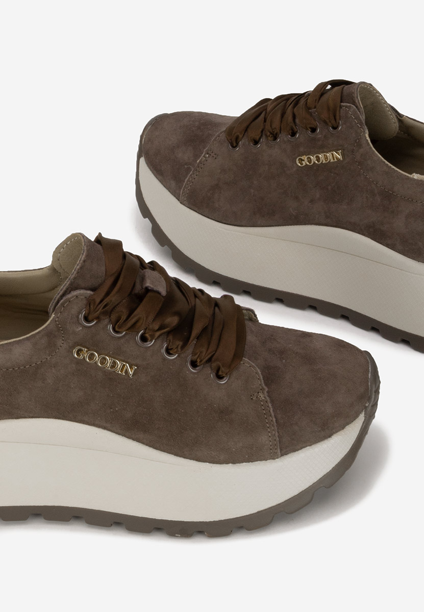 Sneakers γυναικεια δερματινα Gonelia V2 καφε
