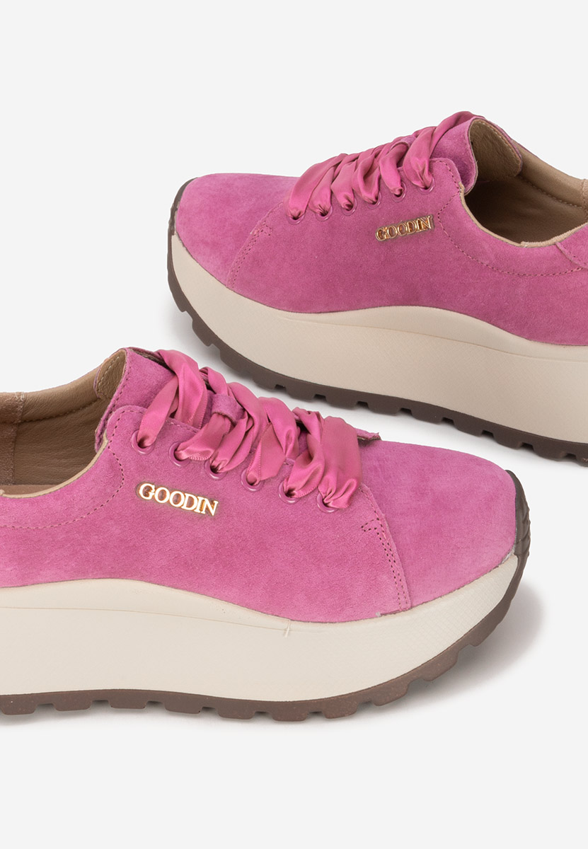 Sneakers γυναικεια δερματινα Gonelia μωβ
