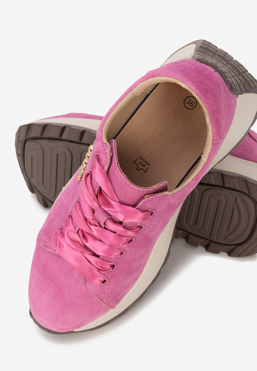 Sneakers γυναικεια δερματινα Gonelia μωβ