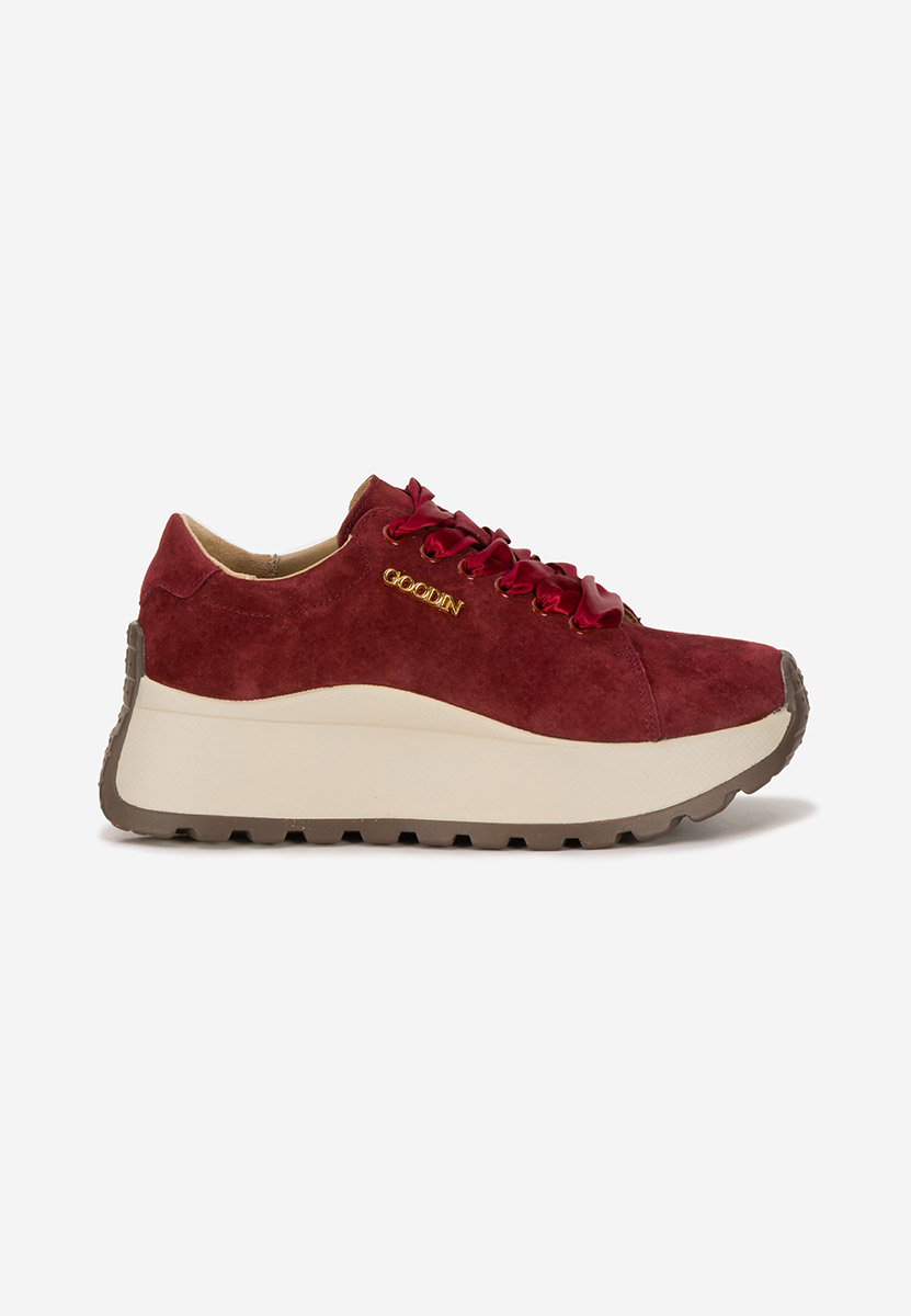 Sneakers γυναικεια δερματινα Gonelia μπορντό