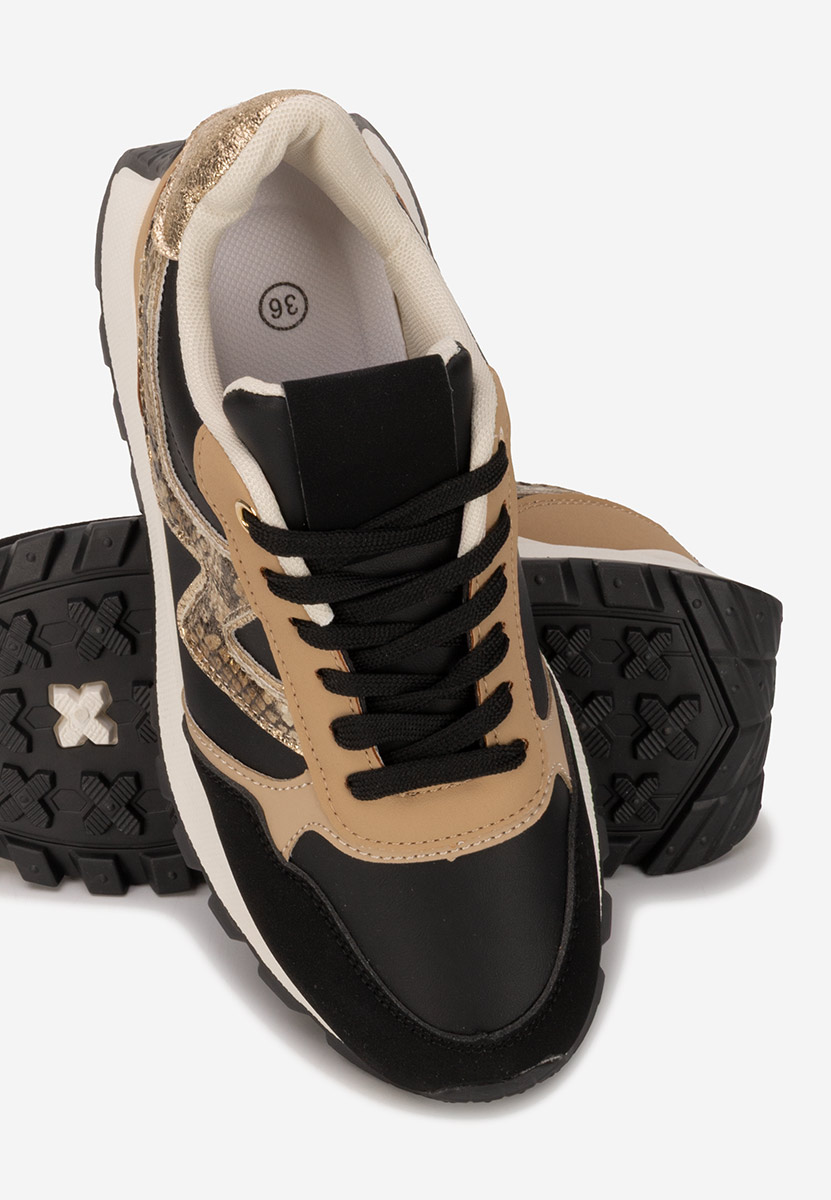 Sneakers με πλατφόρμα Catrinela μαύρα