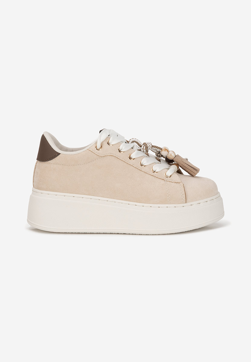 Sneakers με πλατφόρμα Zoira μπεζ