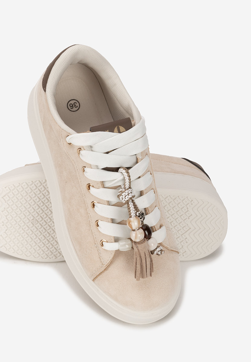 Sneakers με πλατφόρμα Zoira μπεζ