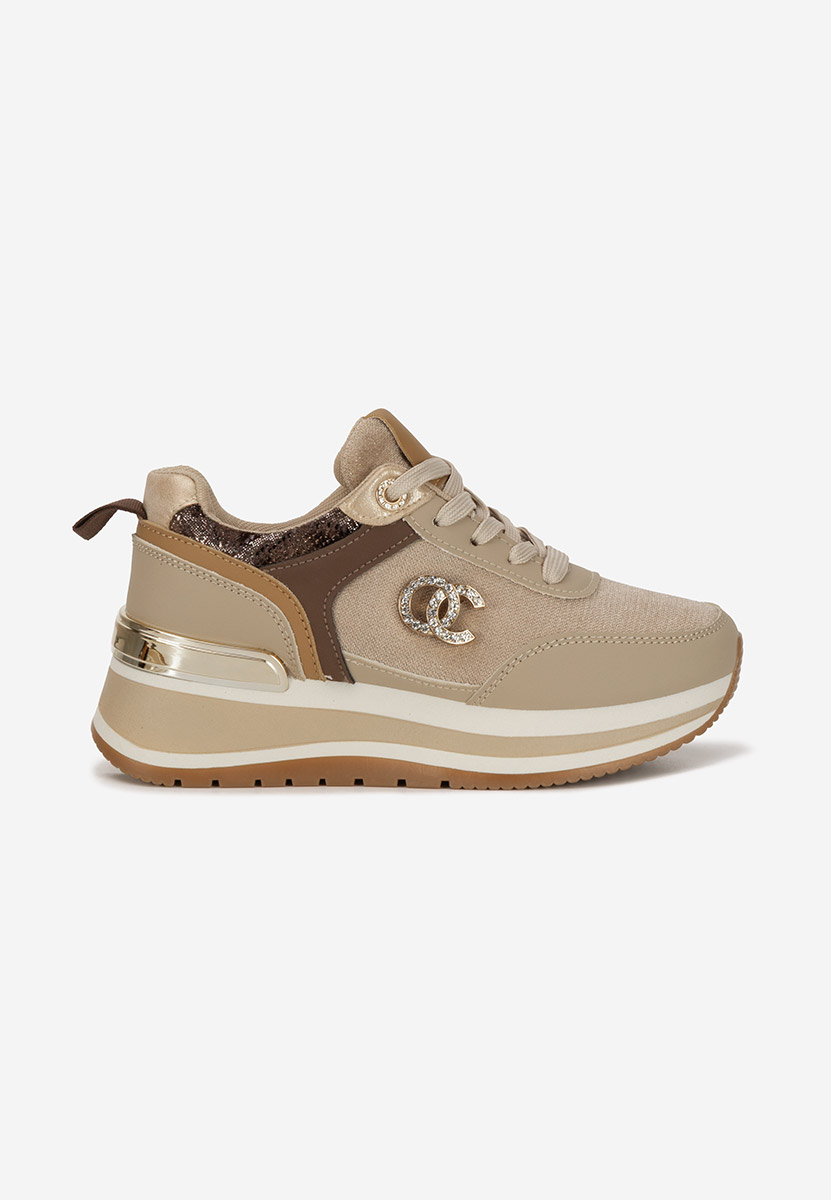 Sneakers με πλατφόρμα Liliza χακι