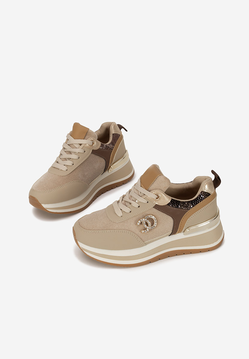 Sneakers με πλατφόρμα Liliza χακι