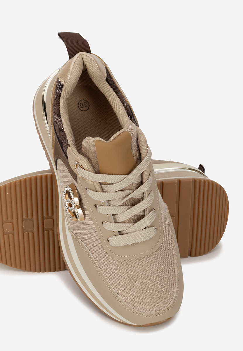 Sneakers με πλατφόρμα Liliza χακι
