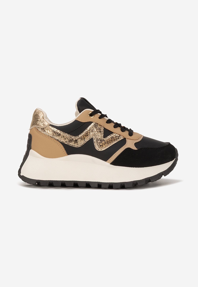 Sneakers με πλατφόρμα Catrinela μαύρα