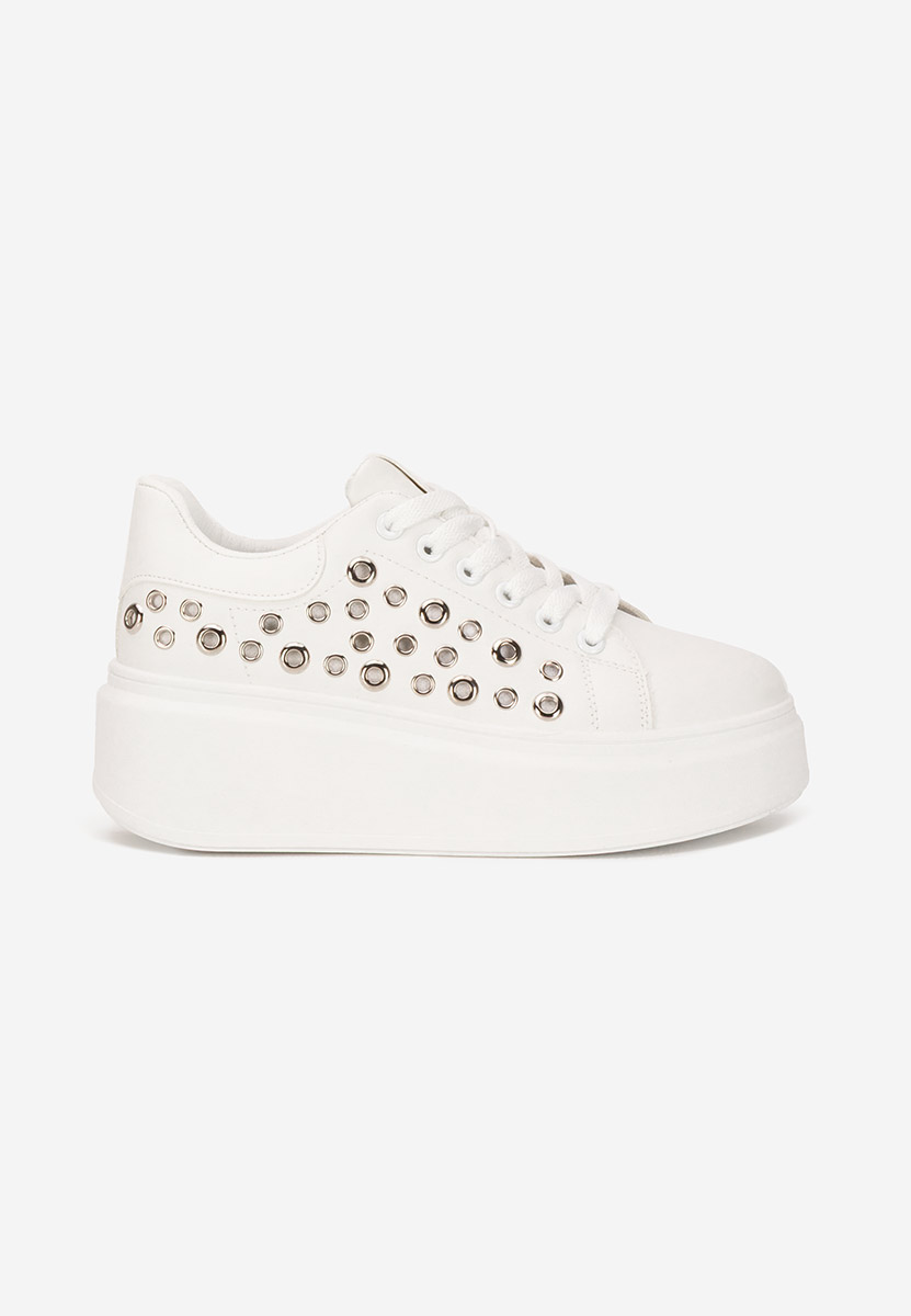 Sneakers με πλατφόρμα Anaya λευκά